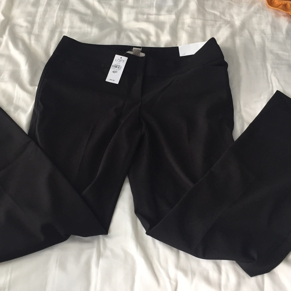 NWT Black straight leg dress pants